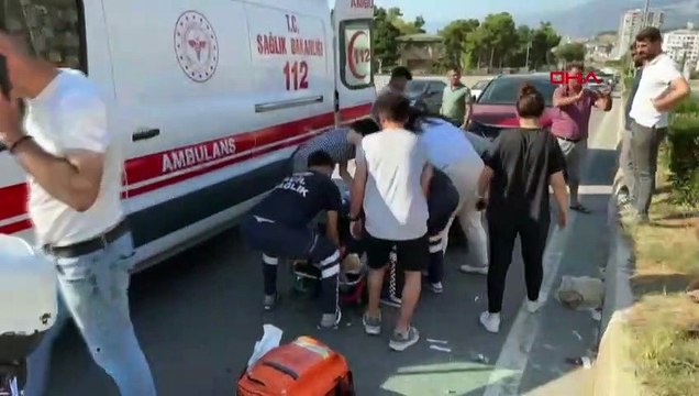 Des voitures et des motos sont entrées en collision à Iskenderun : 1 mort, 1 grièvement blessé