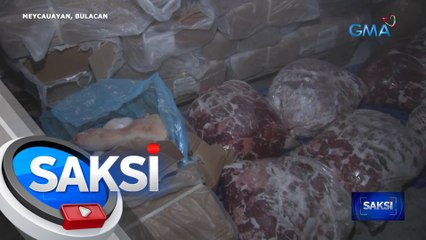 Mishandled at expired na karne na aabot sa 175,000 kilo, nasabat sa isang warehouse | Saksi
