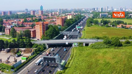 Ecco come funziona la quarta corsia dinamica aperta sull'A4, tra Cormano e Viale Certosa