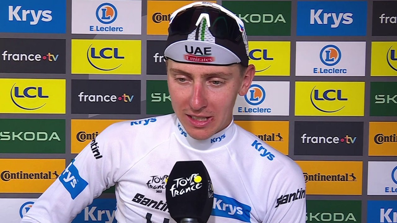 Tour de France 2023 - Tadej Pogacar : "Glad I got out of this stage, one of the hardest I've known on the Tour"
