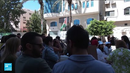 الضفة الغربية: مظاهرة ضد الرقابة