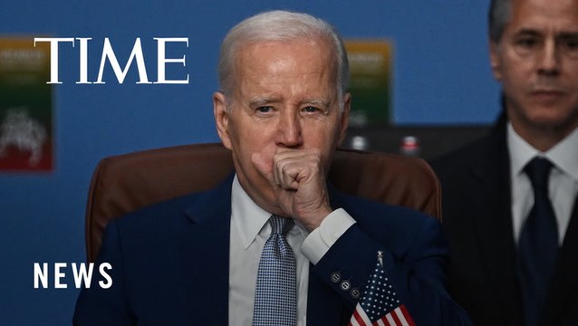 Biden Meets with NATO Summit Host Lithuanian President Gitanas Nauseda