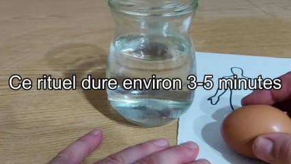 Rituel de oeuf contre la magie et mauvais oeil