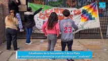 Estudiantes de la Secundaria 1 de La Plata se movilizaron para denunciar a un directivo por maltrato