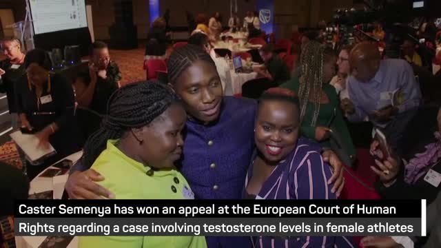 Semenya wins appeal at European Court of Human Rights