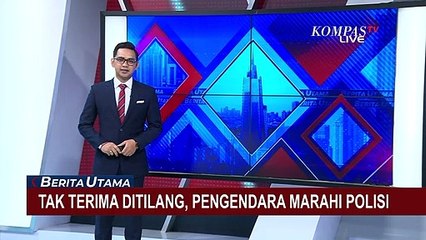 Tak Terima Ditilang, Seorang Pengendara Motor di Palembang Marahi Polisi