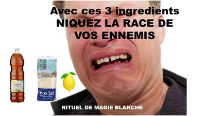 Rituel contrer et neutraliser ses ennemis avec un citron du sel et vinaigre