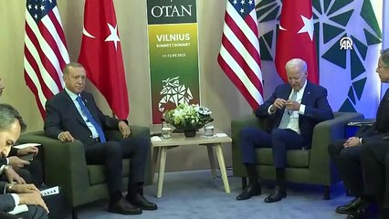 Cumhurbaşkanı Erdoğan, Biden ile bir araya geldi