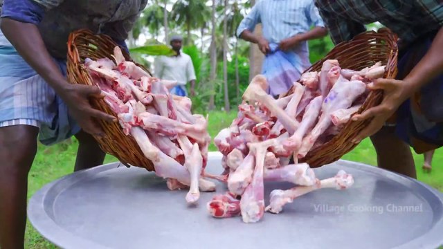 NALLI BIRYANI | Mutton Biryani Recipe Cooking in Village | Mutton Bone Marrow | Lamb Shanks Recipe