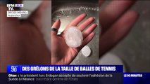 Orages: de puissants orages et de gros grêlons dans l'Est de la France