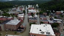 Vermont flooding: Devastating drone footage shows Montpelier underwater as dam threatened