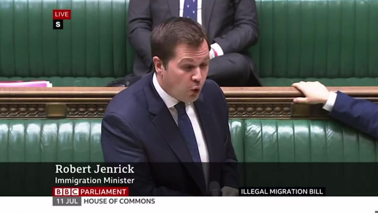 Yvette Cooper asks Robert Jenrick why asylum centre Mickey Mouse murals were asked to be removed