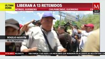 Manifestantes liberan a los 13 rehenes y devuelven vehículo táctico en Chilpancingo