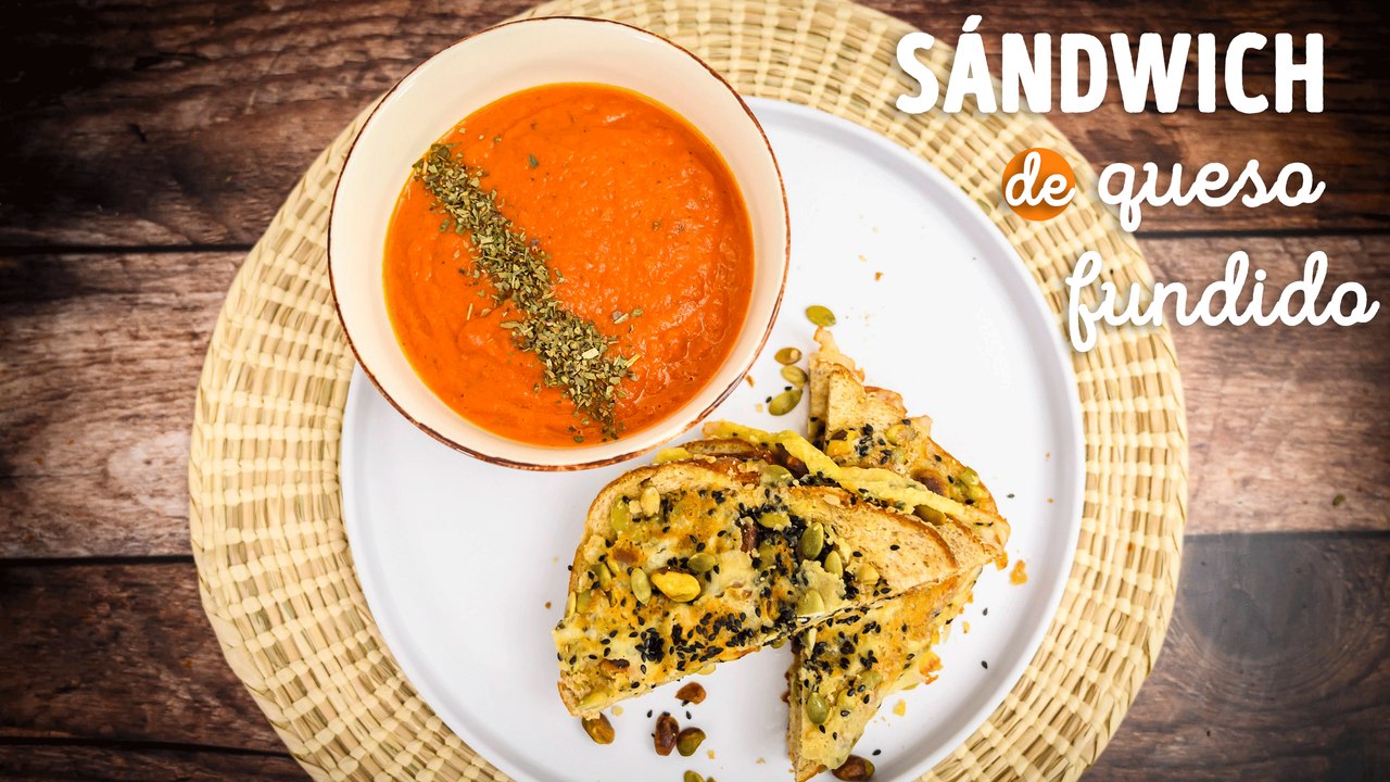 Delicioso grilled cheese sandwich o sándwich de queso fundido