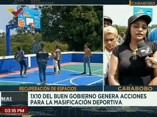 Carabobo | Familias del sector Trapiche serán favorecidas con la recuperación de espacios deportivos