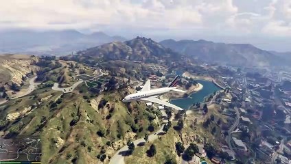 AirFrance Airbus A380 in GTA 5 - Gta 5 Air France Mod - GTA 5 Mods - (1080p 60fps)