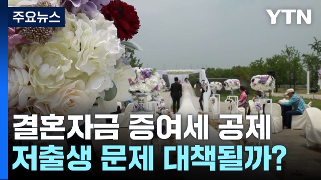 '결혼자금 증여세 공제' 저출생 대책 될까?...청년 생각 들어보니 / YTN