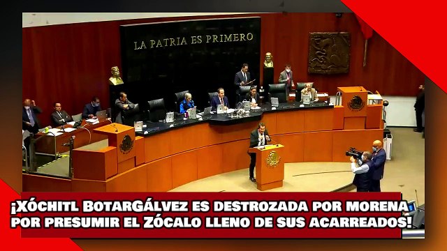 ¡VEAN! ¡Xóchitl BotarGálvez es destrozada por morena por presumir el Zócalo lleno de sus acarreados!