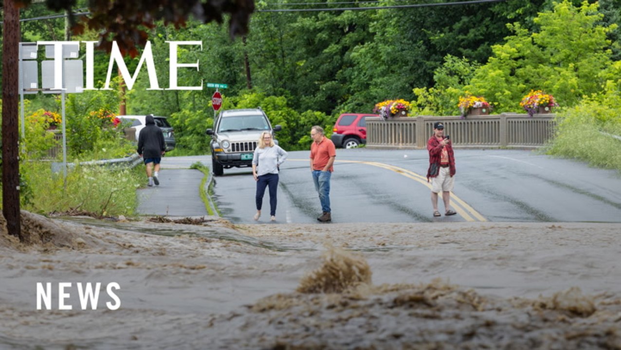 Catastrophic Flooding Swamps Vermont Forcing Rescues and Evacuations