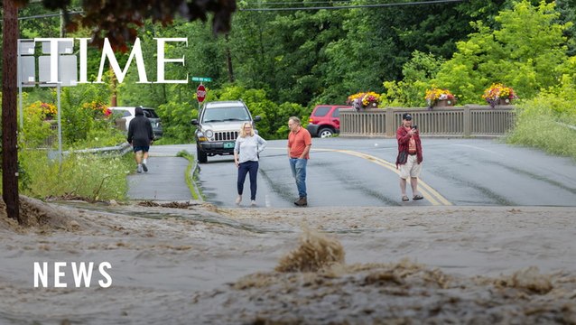 Catastrophic Flooding Swamps Vermont Forcing Rescues and Evacuations