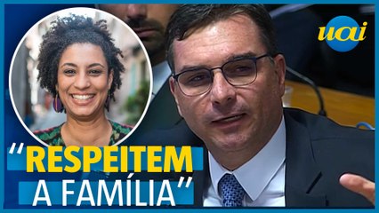 Flávio Bolsonaro defende Marielle na CPMI do 8/1