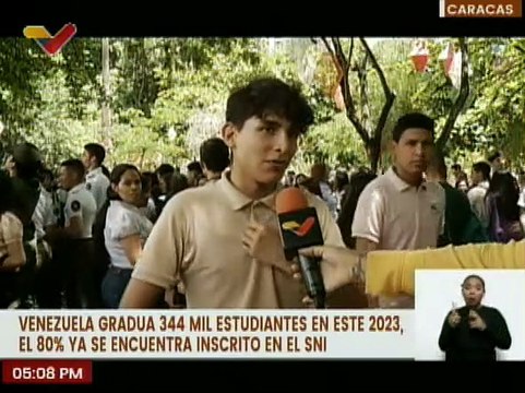 Bachilleres de Caracas participaron en la Expoferia Oportunidades de Estudio 2023