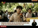 Bachilleres de Caracas participaron en la Expoferia Oportunidades de Estudio 2023