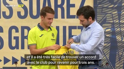 Villarreal - Suárez : "Heureux d'être de retour"