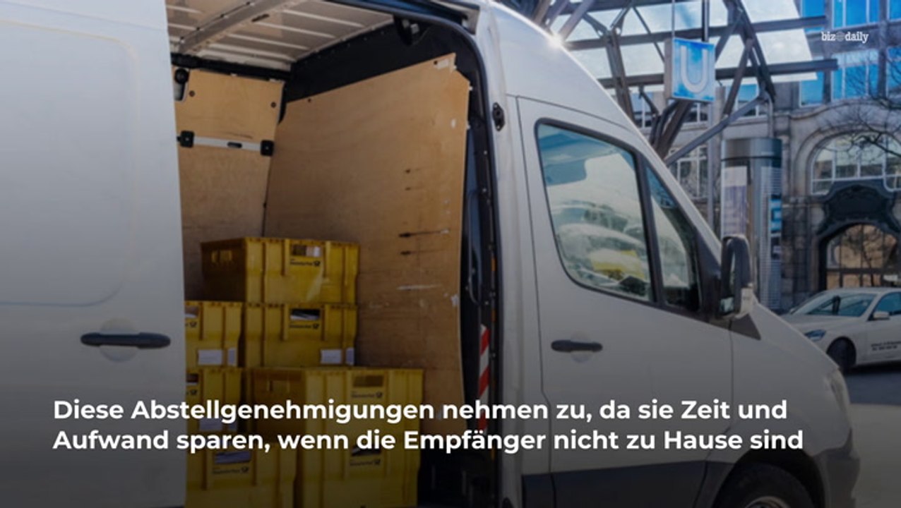 Deutsche post verbucht mehr pakete an der haustür