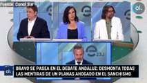 Bravo se pasea en el debate andaluz: desmonta todas las mentiras de un Planas ahogado en el sanchismo