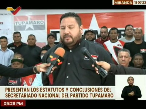 Tupamaro fortalece sus estructuras y ratifica su apoyo a la Revolución Bolivariana