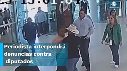 Diputados del PAN agreden a periodista en Congreso de Tamaulipas