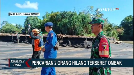 Hari ke-5 Pencarian Mahasiswa Hanyut di Pantai Malang: 2 Orang Belum Ditemukan