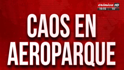 Caos en Aeroparque: más de 3000 pasajeros varados por conflicto gremial