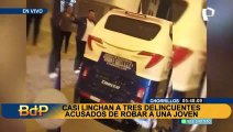 Casi linchan a ladrones en Chorrillos: vecinos intentaron quemar la mototaxi donde trataban de huir