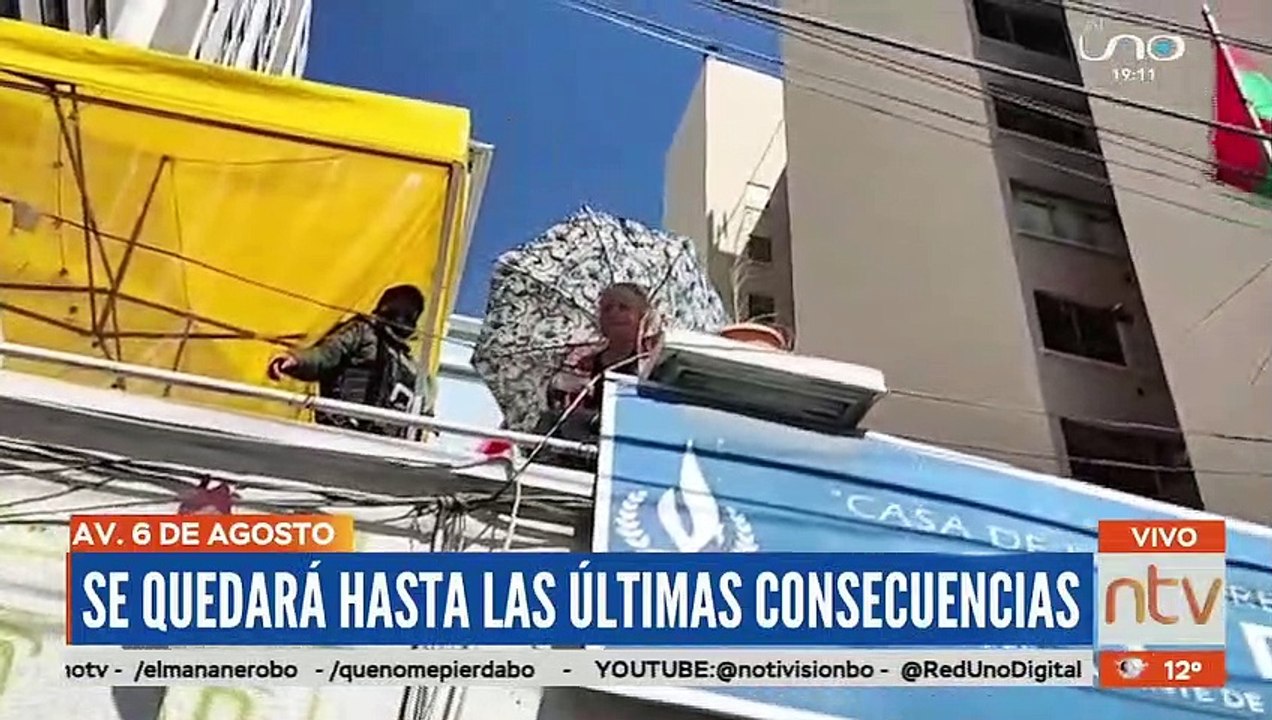 Tras 40 días de vigilia, la presidente de la APDH de Bolivia retoma las instalaciones