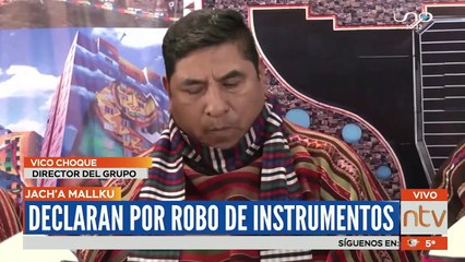 Declaran por robo de sus instrumentos