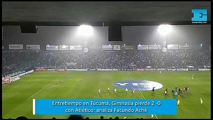 Facundo Aché | Entretiempo de Gimnasia - Atlético Tucumán