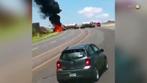 Se registraron bloqueós carreteros en San Juan de los Lagos