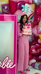 Gaby Galeas se viste de rosa al estilo de Barbie