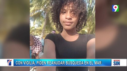 Con vigilia piden continuar búsqueda de joven que se lanzó al mar| Emisión Estelar SIN