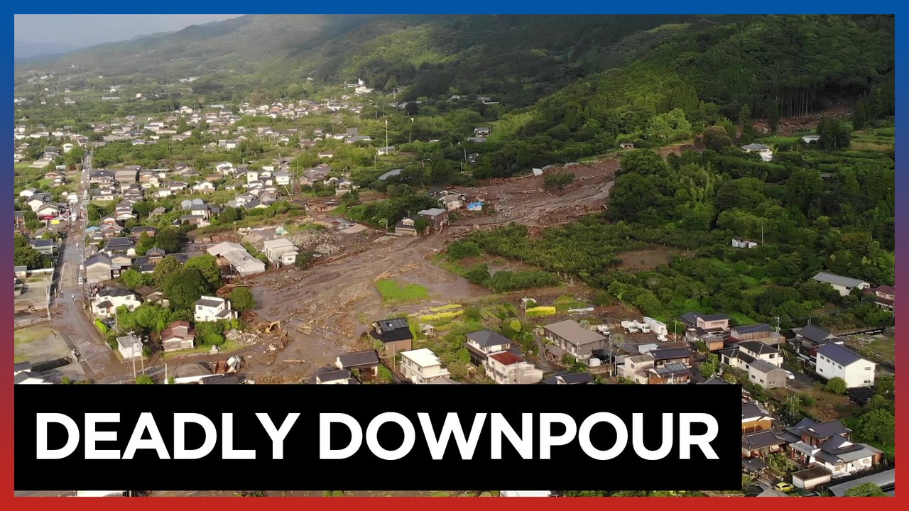 Southwest Japan devastated after heavy rain causes floods and landslides