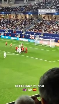 England Vs Spain 1x0｜ Euro U21 Final 2023 All Goals and Highlights - Curtis Jones Goal