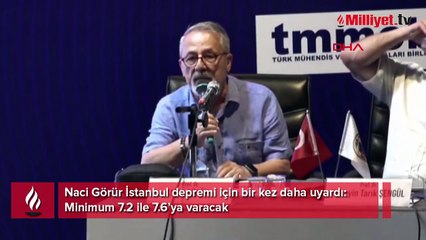 Naci Görür İstanbul depremi için uyardı: Minimum 7.2 ile 7.6’ya varacak