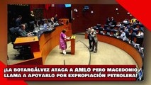 ¡VEAN! ¡La BotarGálvez ataca a AMLO pero Macedonio llama a apoyarlo por la expropiación  petrolera!