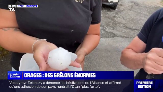 Orages: Mon toit il est mort témoigne cette habitante d'une commune de l'Allier