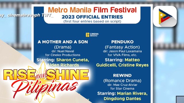 TALK BIZ | Unang 4 na pelikulang pasok sa MMFF 2023, inanunsiyo na!