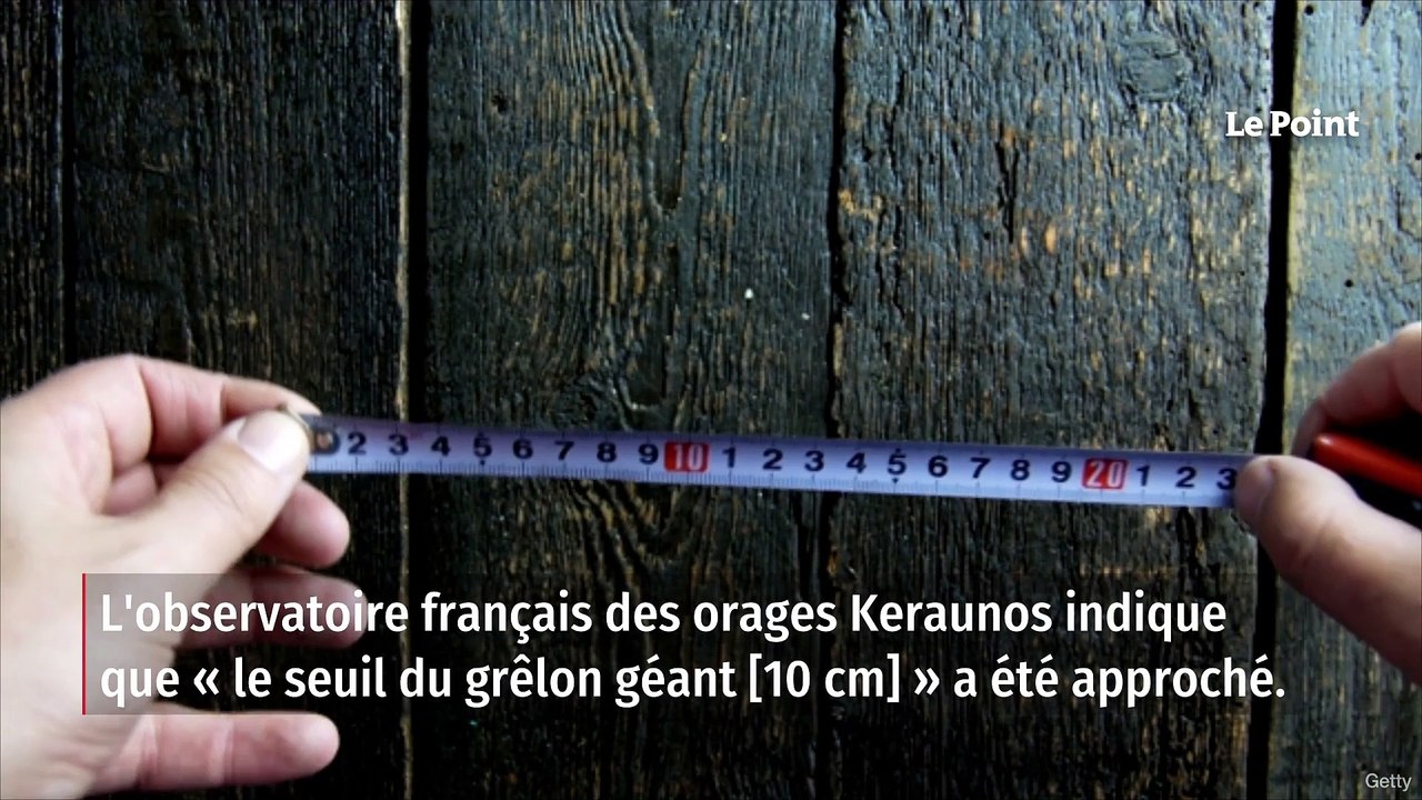 Grêlons de la taille de balles de tennis, dégâts matériels… Les orages ont touché l’est de la France