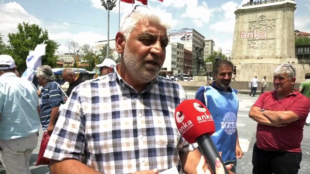 KESK, Ankara'da memur maaşını protesto etti: Hükümet zammını al başına çal!