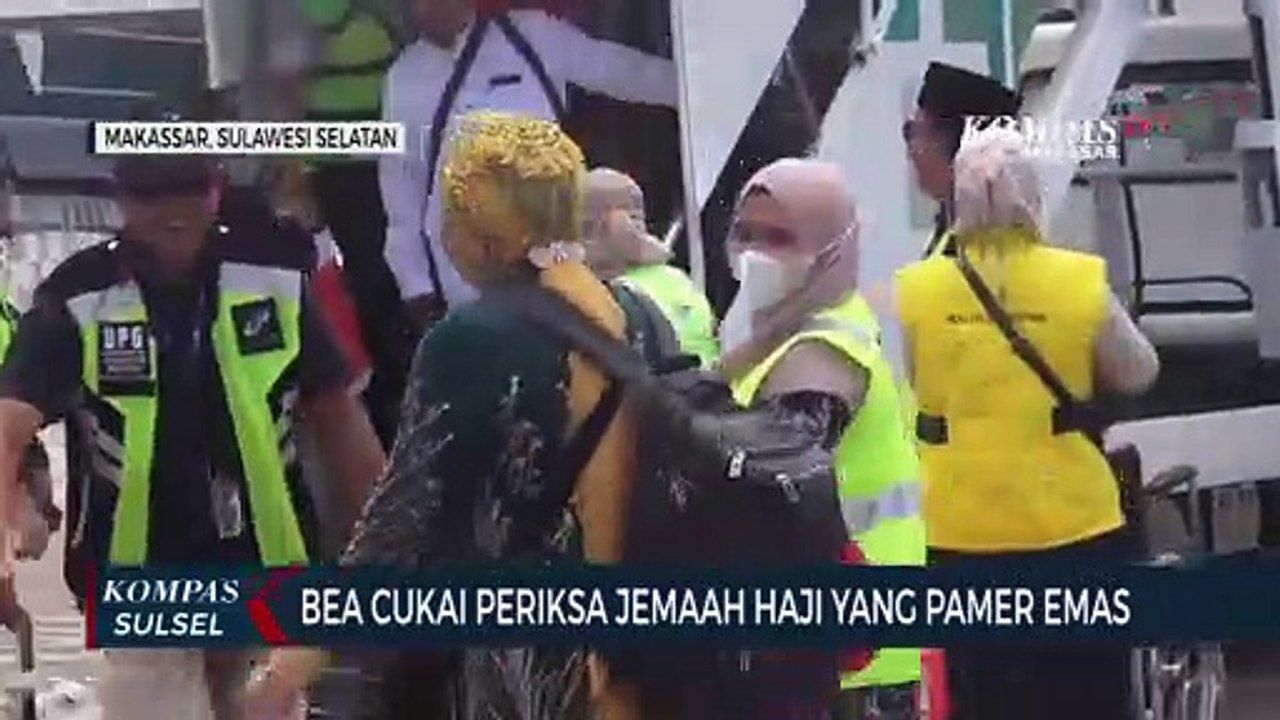 Bea Cukai Periksa Jemaah Haji Yang Pamer Emas